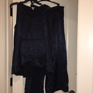 PJ Harlow sz XL pJs Navy silk